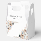 Box mit blauer Gastgeschenk Hochzeit Geschenkschachtel (Geöffnet)