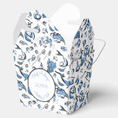 Box mit chinesischer Küche Zeichnend "Take-out" Geschenkschachtel (Geöffnet)