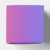 Box mit Deep Rainbow Gradient Bevorzugung Geschenkschachtel (Oben)