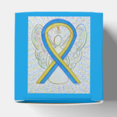 Box mit dem Gastgeschenk "Blau und Gelb" Geschenkschachtel (Oben)