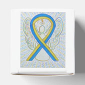 Box mit dem Gastgeschenk "Blau und Gelb" Geschenkschachtel (Oben)