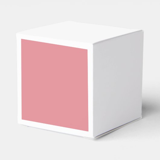 Box mit französisch-rosa Eiffelturm-Gastgeschenken Geschenkschachtel (Rückseite)