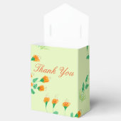 Box mit grünem Flower Umschlag Geschenkschachtel (Geöffnet)