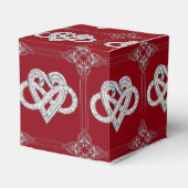 Box mit Infinity Heart Favor Geschenkschachtel (Rückseite)
