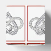 Box mit Infinity Heart Favor Geschenkschachtel (Oben)