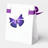 Box mit lila Butterfly Ehrengästen der Königin Rib Geschenkschachtel (Rückseite)