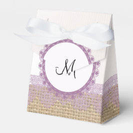 Box mit Lila Gastgeschenk Hochzeit Geschenkschachtel