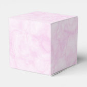 Box mit rosa marmorierten Gastgeschenke Hochzeiten Geschenkschachtel (Rückseite)