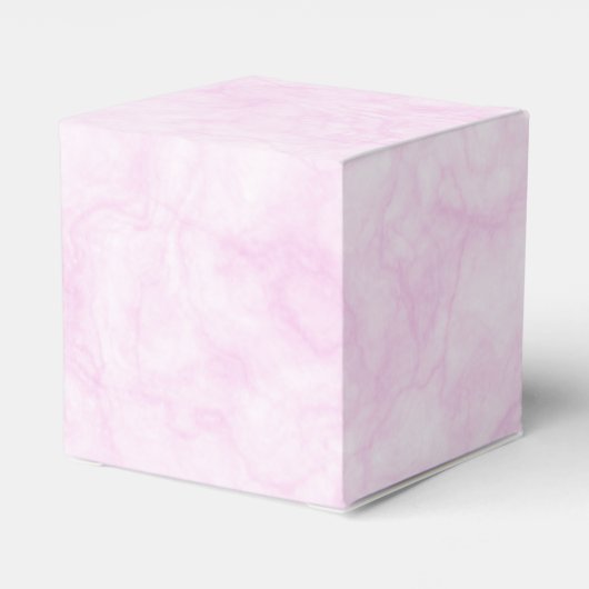 Box mit rosa marmorierten Gastgeschenke Hochzeiten Geschenkschachtel (Rückseite)