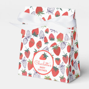 Box mit Roten Erdbeeren Geschenkschachtel