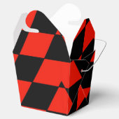 Box mit Schwarz und Rot Geschenkschachtel (Geöffnet)