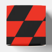 Box mit Schwarz und Rot Geschenkschachtel (Oben)