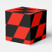 Box mit Schwarz und Rot Geschenkschachtel (Rückseite)
