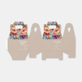 Box mit tropischer Gastgeschenk Hochzeit Geschenkschachtel (Ungefaltet)