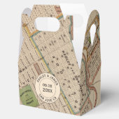 Box mit Vintager San Jose CA Karte Geschenkschachtel (Geöffnet)