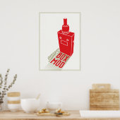 Box-Mod-Überraschung Poster (Küche)