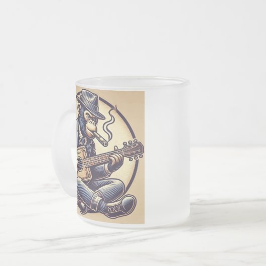Box Monkey-Tasse Mattglastasse (Vorderseite Links)
