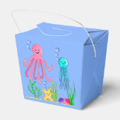 Box "niedlich & Fun Ocean Creatures Gefallen" Geschenkschachtel (Rückseite)