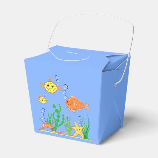 Box "niedlich & Fun Ocean Creatures Gefallen" Geschenkschachtel (Vorderseite)