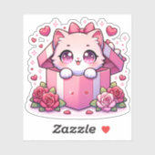 Box of Joy Kitten Aufkleber (Blatt)