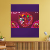 Box of Sixteen Roses Leinwanddruck (Insitu (Wohnzimmer))