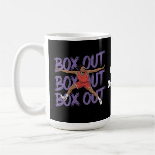 Box Out Box Out Box Out: Kreativ und lustig nimmt Kaffeetasse