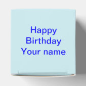 Box "Pisces Star Sign Fish Custom Favor" Geschenkschachtel (Oben)