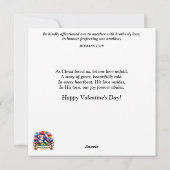 Box Ragdoll Kitten Valentine Feiertagskarte (Rückseite)