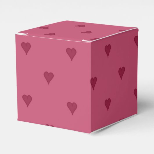 Box "Red Hearts Favor" Geschenkschachtel (Vorderseite)