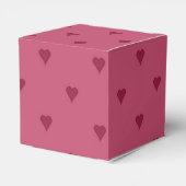 Box "Red Hearts Favor" Geschenkschachtel (Rückseite)