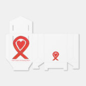 Box "Red Hewareness Ribbon Art Gastgeschenk" Geschenkschachtel (Ungefaltet)