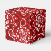 Box "Red Stars" und "Wirbel" Geschenkschachtel (Rückseite)