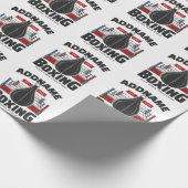 Box-Ring ADD NAME BOXER GYM-Speed-Bag Geschenkpapier (Ecke)