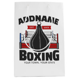 Box-Ring ADD NAME BOXER GYM-Speed-Bag Mittlere Geschenktüte