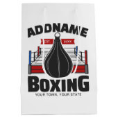 Box-Ring ADD NAME BOXER GYM-Speed-Bag Mittlere Geschenktüte (Rückseite)