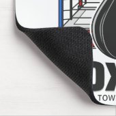 Box-Ring ADD NAME BOXER GYM-Speed-Bag Mousepad (Ecke)