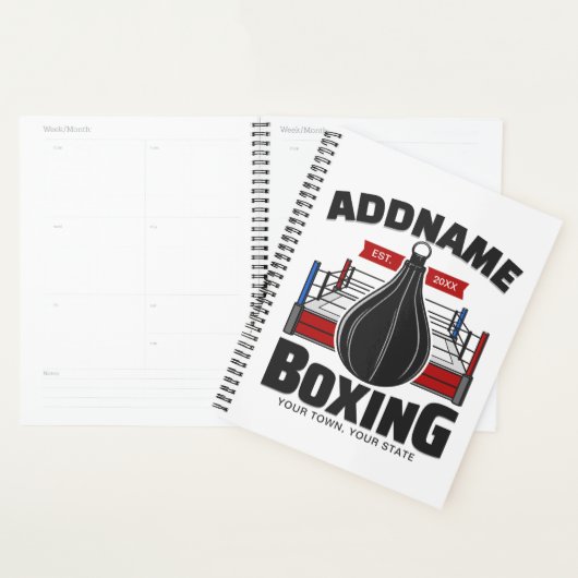 Box-Ring ADD NAME BOXER GYM-Speed-Bag Planer (Anzeige)
