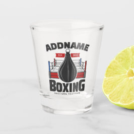 Box-Ring ADD NAME BOXER GYM-Speed-Bag Schnapsglas