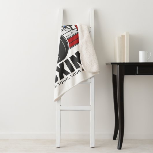 Box-Ring ADD NAME BOXER GYM-Speed-Bag Sherpadecke (Beispiel)