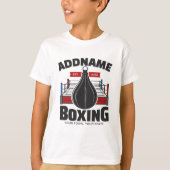 Box-Ring ADD NAME BOXER GYM-Speed-Bag T-Shirt (Vorderseite)
