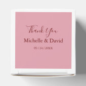 Box Rose Florals Gastgeschenk Hochzeit Geschenkschachtel (Oben)