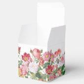 Box Rose Florals Gastgeschenk Hochzeit Geschenkschachtel (Geöffnet)