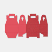 Box "Side-Split Tomato Red Gable Gable Favor" - An Geschenkschachtel (Ungefaltet)