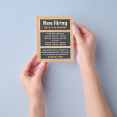 Box Text, Job Vacancy Rekrutierung Werbung Flyer (Gruppe)