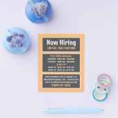 Box Text, Job Vacancy Rekrutierung Werbung Flyer (Einzeln)