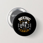 Box-Trainer - Kickboxen Kickboxer Fitnessstudio Bo Button (Vorne & Hinten)