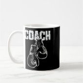 Box-Trainer Kickboxen Retro-Boxhandschuhe Boxer Kaffeetasse (Links)