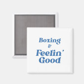 Box-Training Motivation Fitness Sieg Gefühl Magnet (Vorderseite/Rückseite)