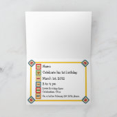 Box Truck Ambulance Party Einladung (Innenseite)