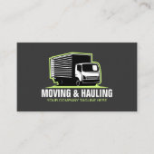 Box Truck Moving, Hauling & Delivery Service Visitenkarte (Vorderseite)